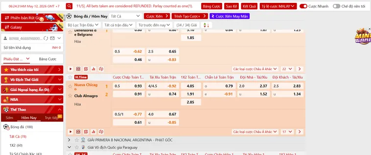 Thể Thao SABA Sports Tại VaoBet Trải Nghiệm Cá Cược Đẳng Cấp Với Công Nghệ Hiện Đại