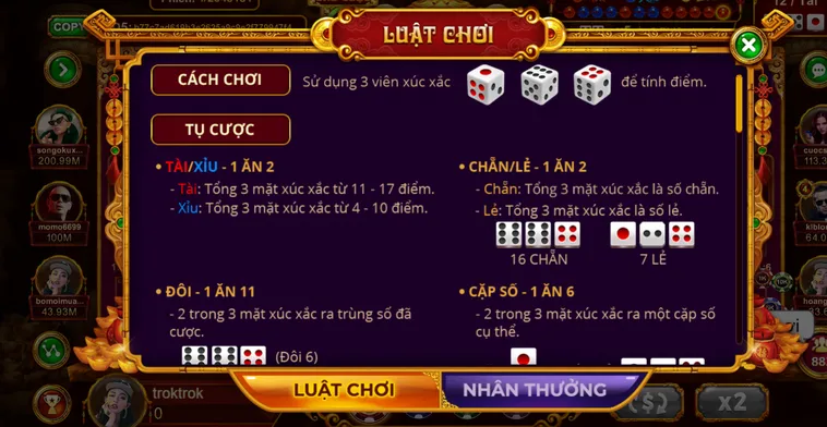 Chinh Phục Những Viên Xúc Xắc May Mắn Với Sicbo Tài Phú Tại VaoBet