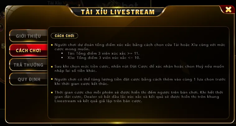 Chinh Phục Game Tài Xỉu Live Tại VaoBet Kiếm Tiền Triệu Dễ Dàng